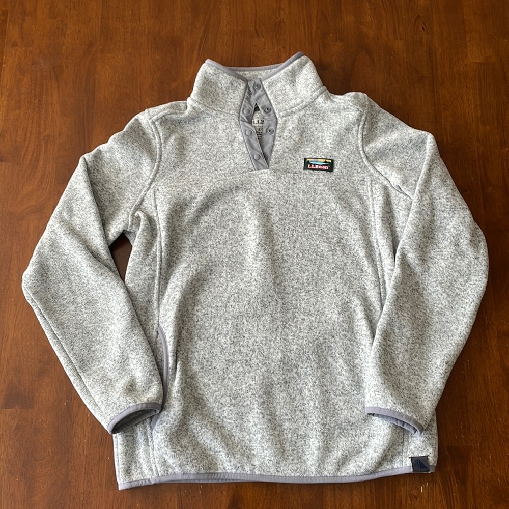 LL Bean Button Pullover
